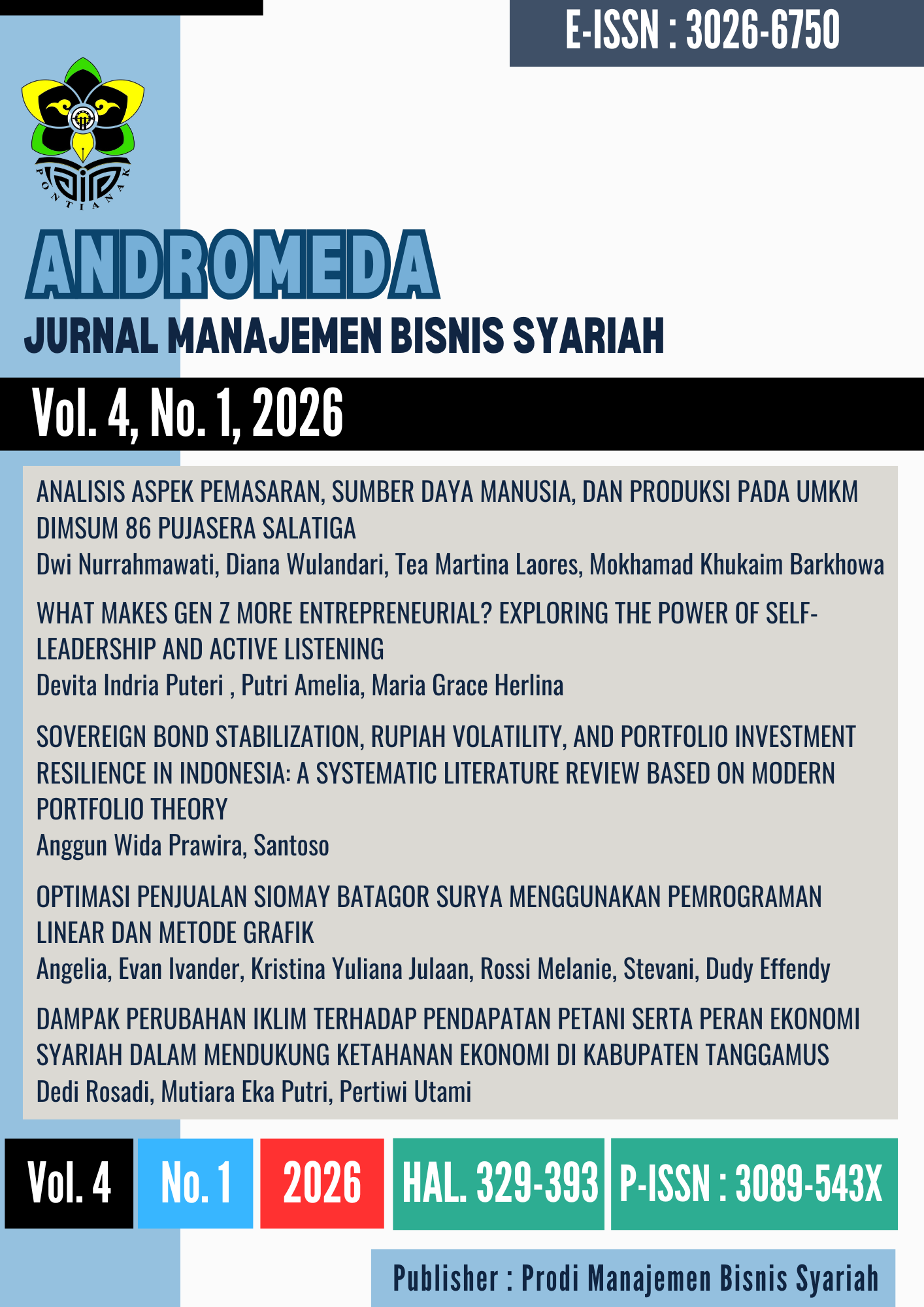 					View Vol. 4 No. 1 (2026): Jurnal Andromeda
				